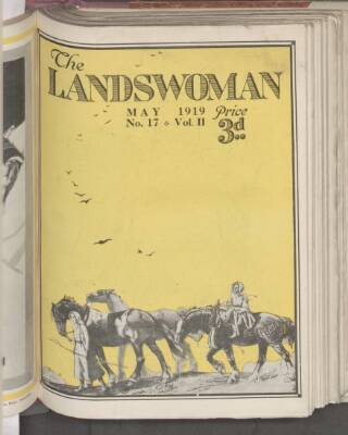 cover page of Landswoman published on May 1, 1919