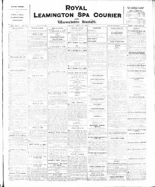 cover page of Leamington Spa Courier published on April 27, 1923