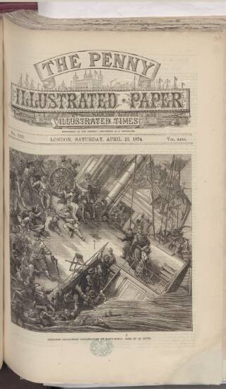 cover page of Penny Illustrated Paper published on April 25, 1874