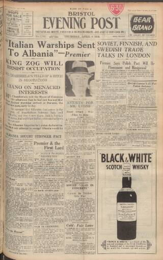 Bristol Evening Post In British Newspaper Archive