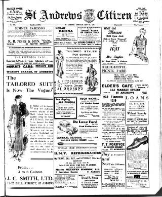 cover page of St. Andrews Citizen published on May 25, 1935