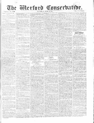 cover page of Wexford Conservative published on April 26, 1845