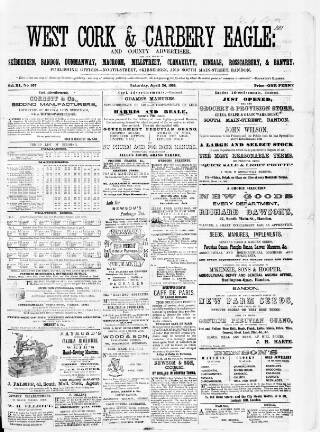 cover page of Skibbereen & West Carbery Eagle; or, South Western Advertiser published on April 24, 1869
