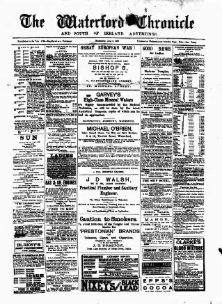 cover page of Waterford Chronicle published on June 2, 1897