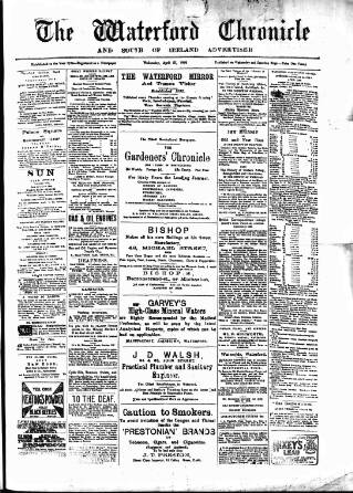 cover page of Waterford Chronicle published on April 27, 1904