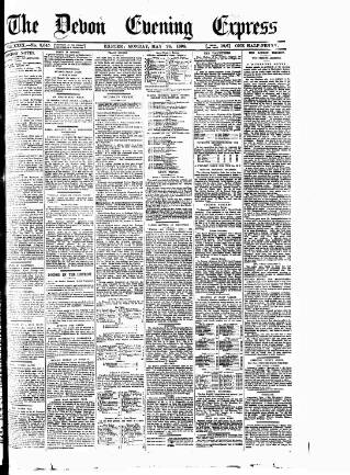 cover page of Express and Echo published on May 28, 1894