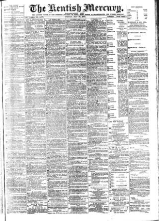 cover page of Kentish Mercury published on May 29, 1903