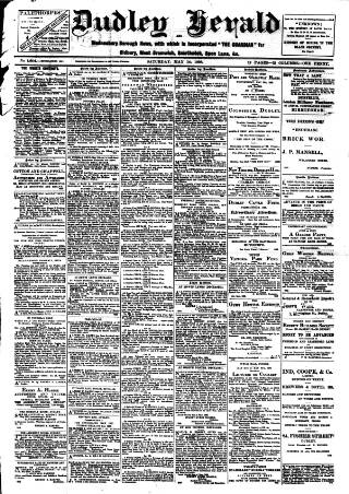 cover page of Dudley Herald published on May 14, 1898