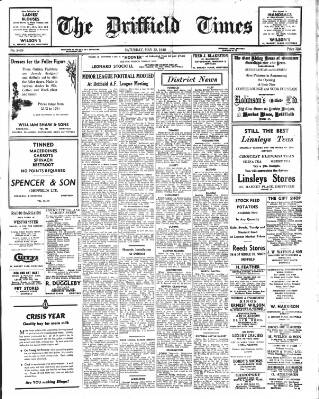 cover page of Driffield Times published on May 22, 1948