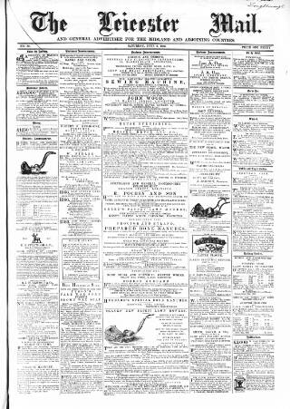 cover page of Leicester Mail published on June 2, 1866