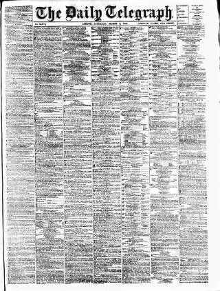 cover page of Daily Telegraph & Courier (London) published on March 4, 1899