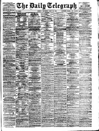 cover page of Daily Telegraph & Courier (London) published on May 19, 1904