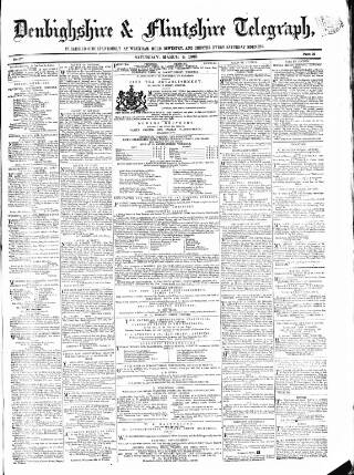 cover page of Wrexhamite and Denbighshire and Flintshire Reporter published on March 4, 1865