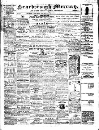 cover page of Scarborough Mercury published on June 6, 1863