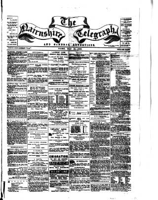 cover page of Nairnshire Telegraph and General Advertiser for the Northern Counties published on May 19, 1886