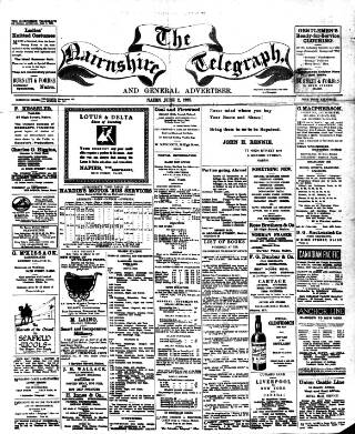 cover page of Nairnshire Telegraph and General Advertiser for the Northern Counties published on June 2, 1925