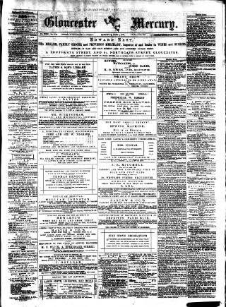 cover page of Gloucester Mercury published on June 2, 1877