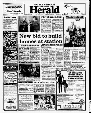 cover page of Pateley Bridge & Nidderdale Herald published on May 6, 1988