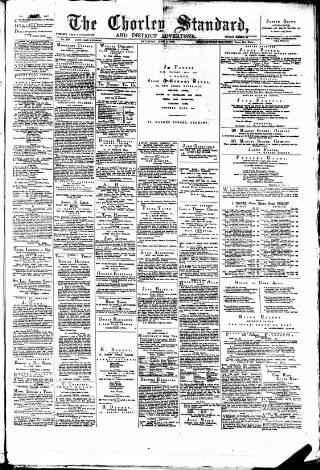 cover page of Chorley Standard and District Advertiser published on June 3, 1876