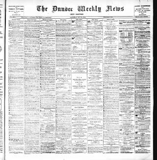cover page of Dundee Weekly News published on May 18, 1889