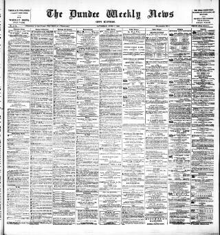 cover page of Dundee Weekly News published on June 1, 1889