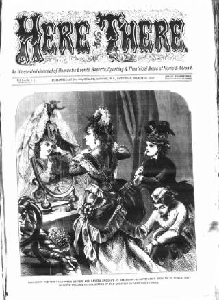 cover page of The Days' Doings published on March 30, 1872