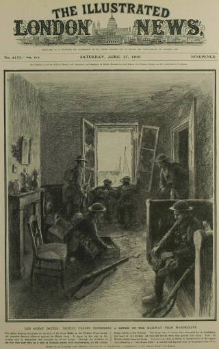 cover page of Illustrated London News published on April 27, 1918