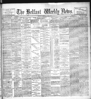 cover page of Belfast Weekly News published on June 2, 1894