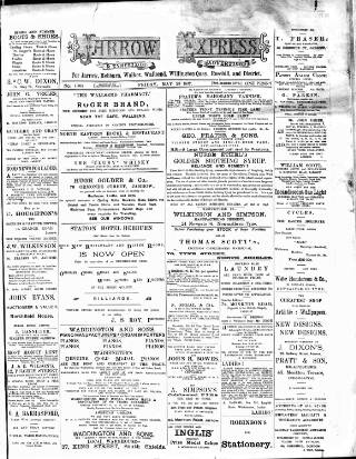 cover page of Jarrow Express published on May 28, 1897