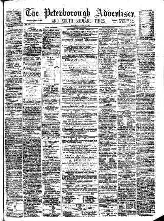 cover page of Peterborough Advertiser published on June 2, 1877