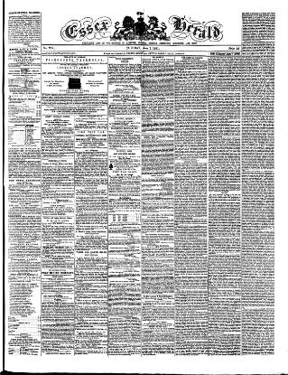 cover page of Essex Herald published on June 3, 1851