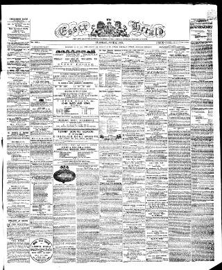 cover page of Essex Herald published on June 2, 1863