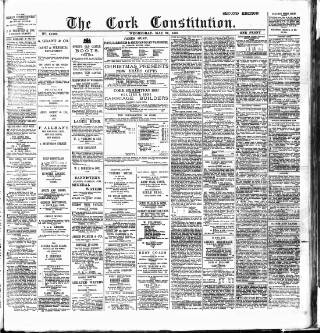 cover page of Cork Constitution published on May 26, 1886