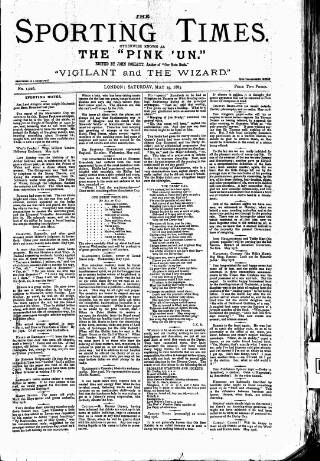 cover page of Sporting Times published on May 19, 1883
