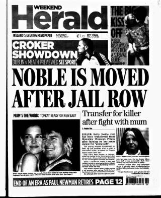 cover page of Evening Herald (Dublin) published on June 2, 2007