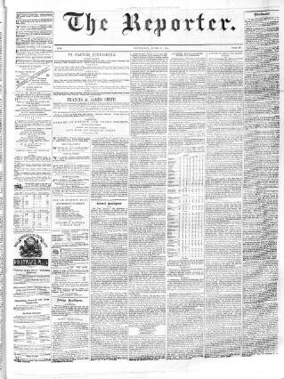 cover page of The Reporter (Stirling) published on June 11, 1881