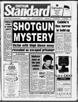 cover page of Chatham Standard published on February 26, 1991