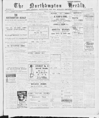 cover page of Northampton Herald published on June 2, 1911