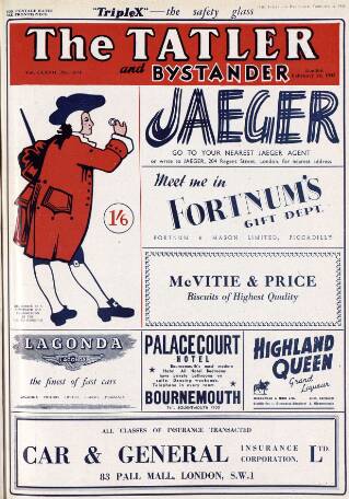cover page of The Tatler published on February 24, 1943