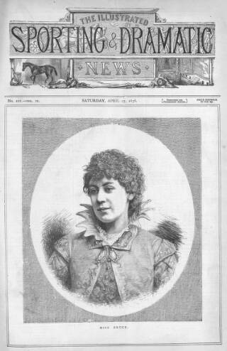 cover page of Illustrated Sporting and Dramatic News published on April 27, 1878