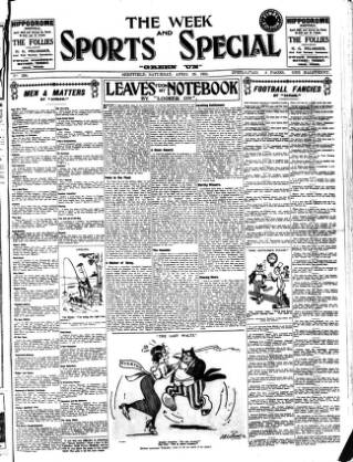 cover page of Star Green 'un published on April 26, 1913
