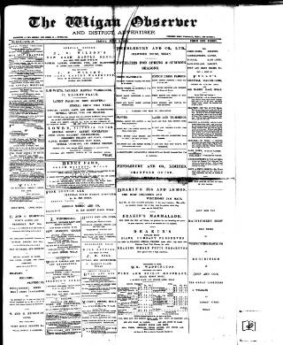 cover page of Wigan Observer and District Advertiser published on June 2, 1899