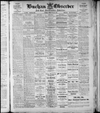 cover page of Buchan Observer and East Aberdeenshire Advertiser published on April 27, 1920