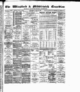 cover page of Winsford & Middlewich Guardian published on April 26, 1893