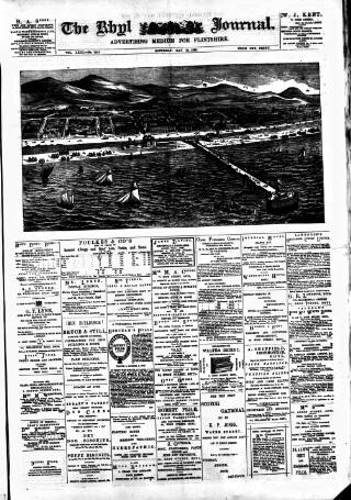 cover page of Rhyl Journal published on May 25, 1889