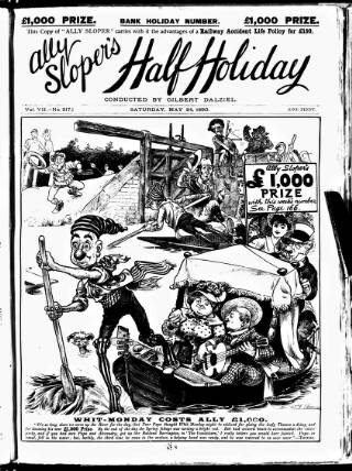 cover page of Ally Sloper's Half Holiday published on May 24, 1890