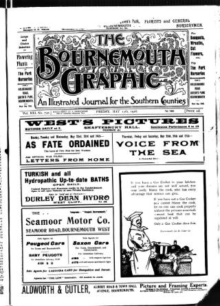cover page of Bournemouth Graphic published on May 19, 1916