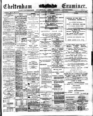 cover page of Cheltenham Examiner published on April 19, 1905