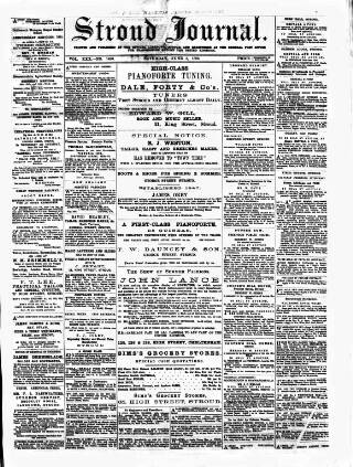 cover page of Stroud Journal published on June 2, 1883