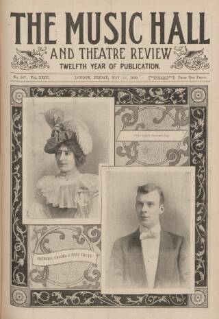 cover page of Music Hall and Theatre Review published on May 18, 1900